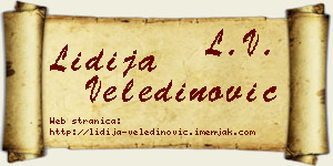 Lidija Veledinović vizit kartica